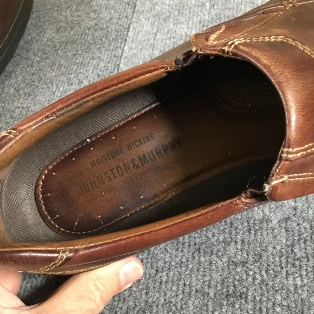 Johnston & Murphy slip on dress loafers men’s size 12